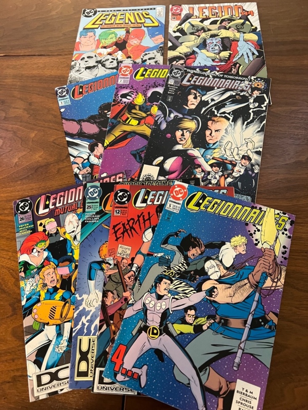 COMIC BOOKS DC LEGIONNAIRS/LEGION/LEGENDS (LOT OF 9)